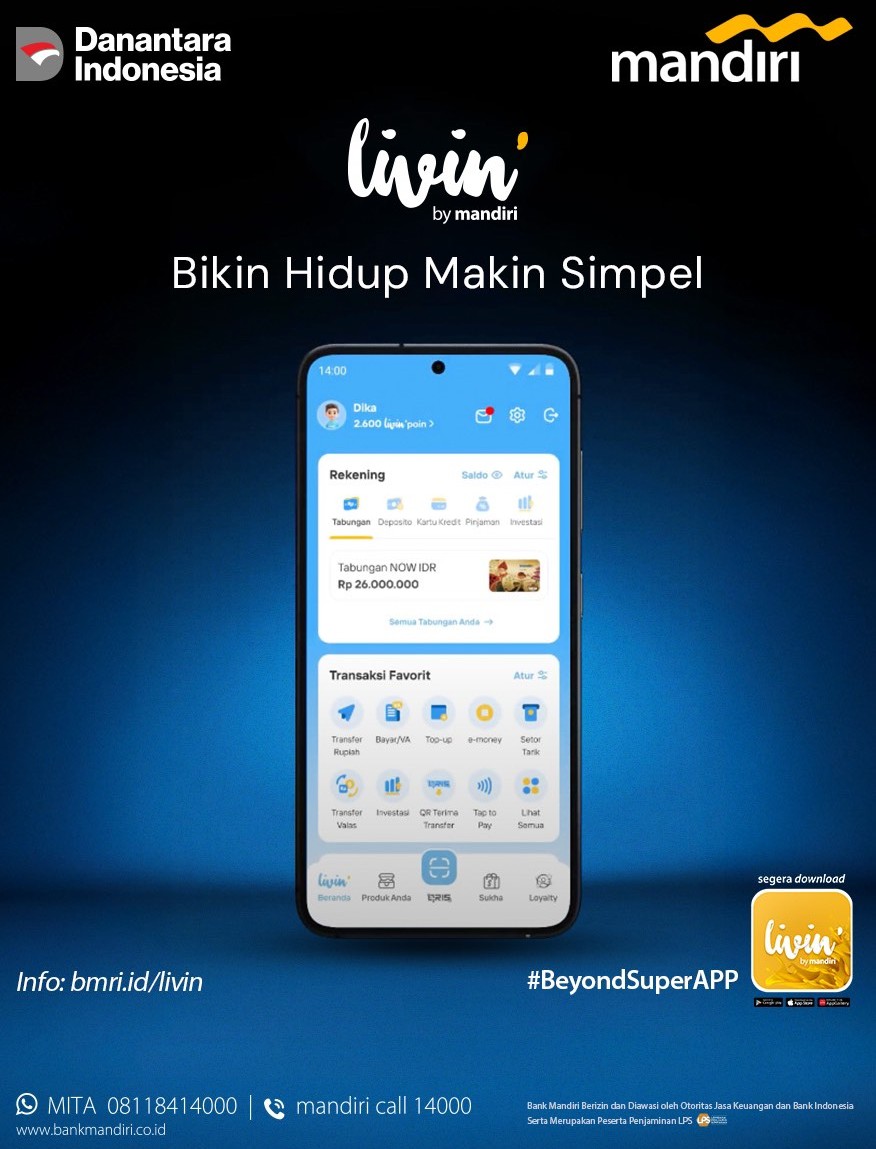 Livin' by Mandiri – Download Livin Untuk Hidup Yang Lebih Mudah