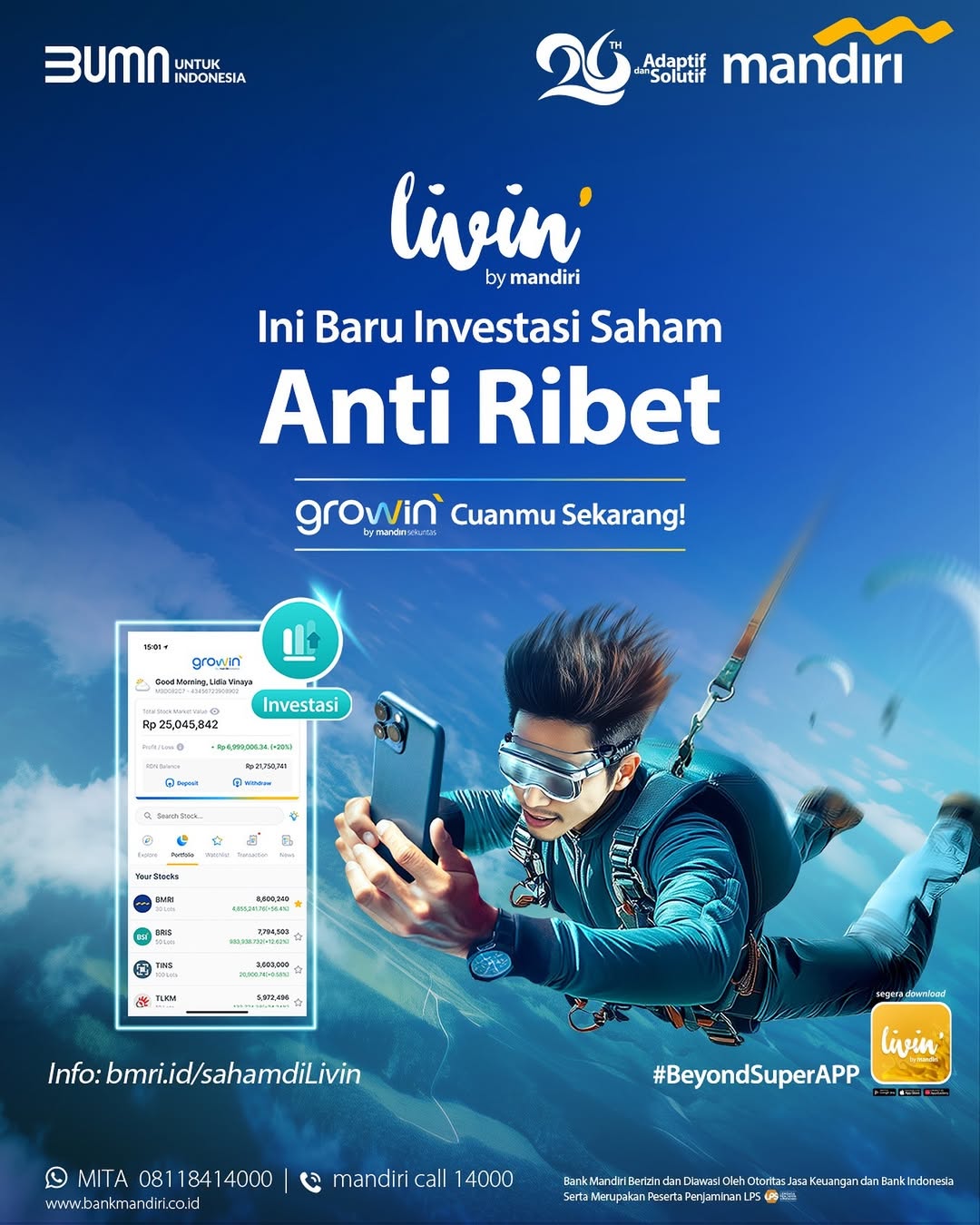 Livin' by Mandiri – Download Livin Untuk Hidup Yang Lebih Mudah